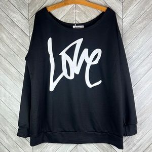 NWT Nextmia Love Sweatshirt